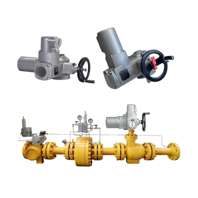 Auma SA Actuador Eléctrico E Controle AM Com Valva De Bola Valva De Controle Para Regulador De Gás Natural Chinês Skid