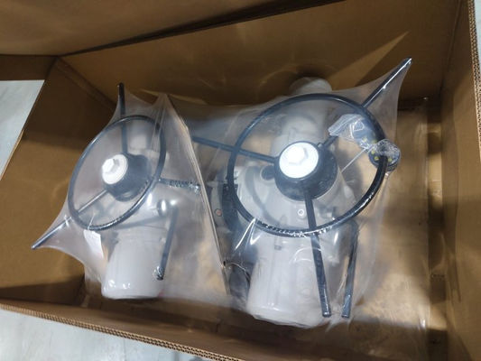 Válvula borboleta chinesa de grande diâmetro com Atuador Elétrico Rotork IQ3 e Caixa de Engrenagens IB