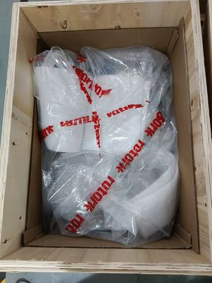 Válvula borboleta chinesa de grande diâmetro com Atuador Elétrico Rotork IQ3 e Caixa de Engrenagens IB