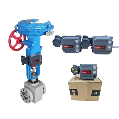 Fabricante de Válvula de Controle de Injeção de Gás Pneumática Personalizada Fisher Simples Dupla Ação Com Feedback Posicionador de Válvula DVC6200