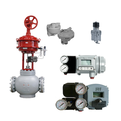 Fábrica de válvulas de controle pneumáticas de assento único personalizada Baker Hughes Masoneilan Svi1000 Svi2 Svi3 Posicionador de válvula digital