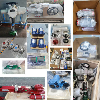 Válvula de controle de marca chinesa Válvula de esfera com rotor ROM Parto-torno de acionamento direto Atuadores elétricos com controles locais