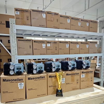 Original Masoneilan SVI2 Smart Valve Positioner China Pressão equilibrada válvula de controle de assento único para controle de processo