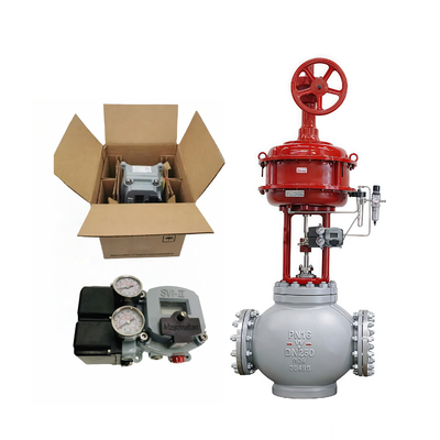 Original Masoneilan SVI2 Smart Valve Positioner China Pressão equilibrada válvula de controle de assento único para controle de processo