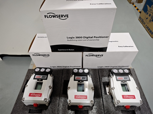 Posicionadores de Válvula Digital Industrial Flowserve Logix 3800 Válvula de Controle Reguladora de Alimentação Auxiliar para Central Elétrica