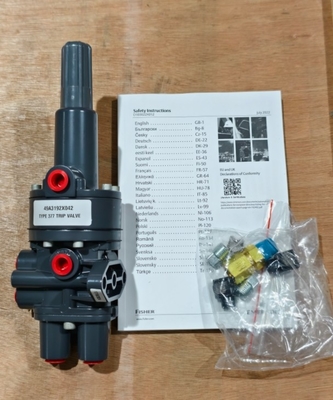 Válvula de Controle de Marca Chinesa com Posicionador de Válvula Fisher DVC6200, Válvula de Corte Fisher 377, Solenoide SB, Chave de Limite