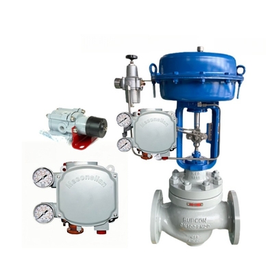 Fornecedor de controlo de fluidos Série LN81 China Valva de controlo pneumático de assento único Masoneilan SVI2 SVI3 Posicionador de válvula digital