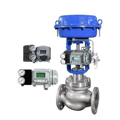 Fornecedor de controlo de fluidos Série LN81 China Valva de controlo pneumático de assento único Masoneilan SVI2 SVI3 Posicionador de válvula digital