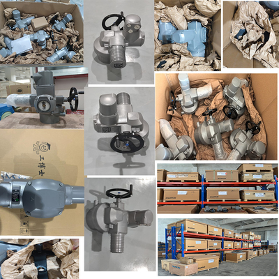 AUMA Actuadores de válvulas elétricas SQ e SQR SQREx Com Controles AC AM Auma para válvula de controle de ângulo de alta pressão chinesa