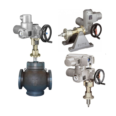 Atuadores Lineares Elétricos AUMA para Válvulas Atuadores SA e LE Com AC AM Auma Controls para Válvula de Controle de Alta Temperatura Chinesa