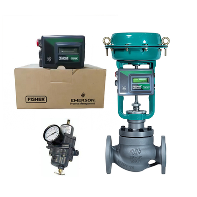 Válvula de controle de diafragma pneumática de alta temperatura Fisher DVC2000