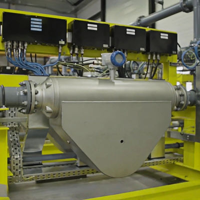 Fornecedor Instrumentos de Automatização Industrial Medidor de caudal de Krohne OPTIMASS 6400 Tubos Doppel-Right Coriolis Medidores de caudal de massa