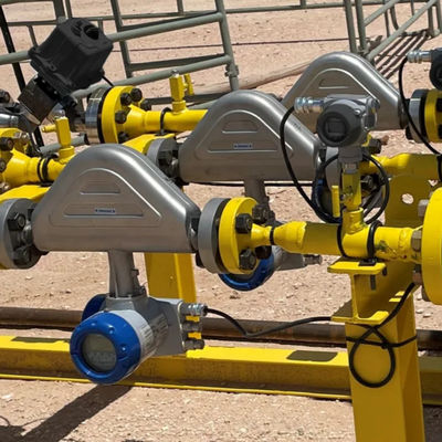 Fornecedor Instrumentos de Automatização Industrial Medidor de caudal de Krohne OPTIMASS 6400 Tubos Doppel-Right Coriolis Medidores de caudal de massa