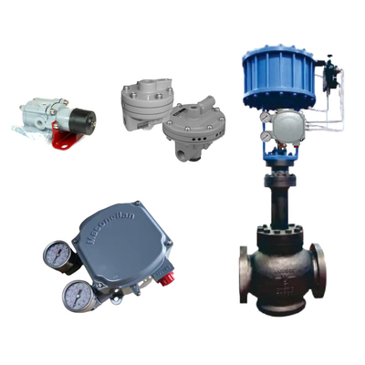 China válvula de controle de fluxo pneumático personalizado Masoneilan SVI1000 Valve Positioner BR400 Booster Relay 78-40 Regulador de filtro de ar