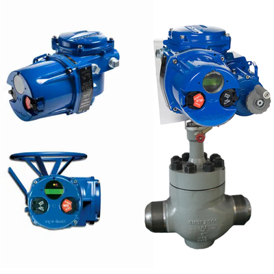 Fluxserve Limitorque Actuador de válvulas elétricas MX QX Série Personalizado Multi-turn Quarter-turn Control de fluxo de válvula industrial