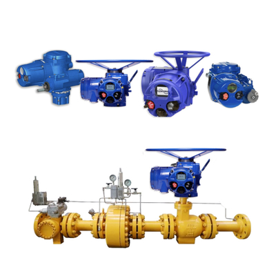 Fluxserve Limitorque Actuador de válvulas elétricas MX QX Série Personalizado Multi-turn Quarter-turn Control de fluxo de válvula industrial