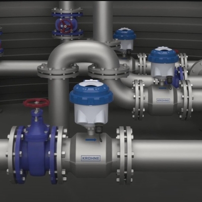Krohne WATERFLUX 3070 Medidor de fluxo de água líquida eletromagnético