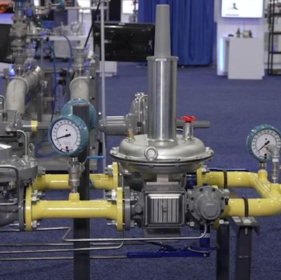 Válvula de controle de pressão de óleo e gás Regulador de pressão de gás Fisher de operação direta