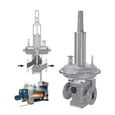Regulador de pressão de gás natural de baixa pressão Fisher LS200 LS220 LS250