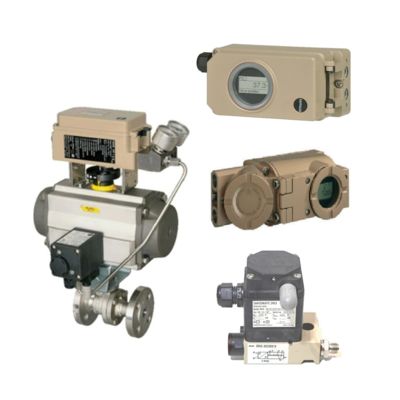 Válvula de bola de controle pneumático chinês com Samson 3730 3731 Valve Positioner e 3963 Solenoid Valve com stock