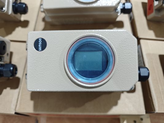 Válvula de bola de controle pneumático chinês com Samson 3730 3731 Valve Positioner e 3963 Solenoid Valve com stock