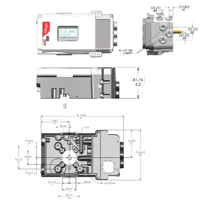 Estoque Flowserve Logix 3200MD Série 3800 Posicionador Digital de Válvula Válvulas de Controle Pneumático Personalizadas China Preço