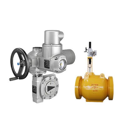 Válvula de fluxo axial de aço inoxidável elétrica personalizada