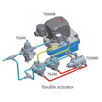 Regulador de Filtro de Ar TS300 Controlador de Válvula Inteligente Tissin TS800 Posicionador de Válvula Eletropneumática TS600