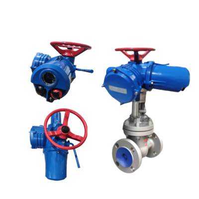 Valva de porta elétrica industrial inteligente Peckwomy Série PWMON Multi-turn Actuador de válvula elétrica Controle automático