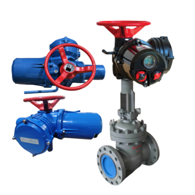 Valva de porta elétrica industrial inteligente Peckwomy Série PWMON Multi-turn Actuador de válvula elétrica Controle automático
