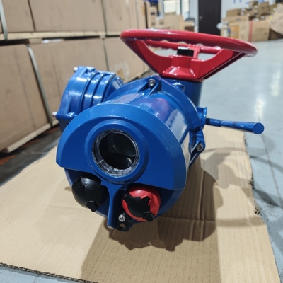 Valva de porta elétrica industrial inteligente Peckwomy Série PWMON Multi-turn Actuador de válvula elétrica Controle automático