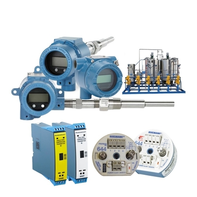 Transmissor de temperatura Rosemount 644 com comunicação HART para controlo de processo