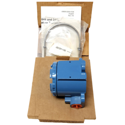 Transmissor de temperatura Rosemount 644 com comunicação HART para controlo de processo