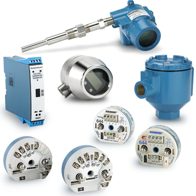 Transmissor de Temperatura Emerson Rosemount 644 DIN Rail HART para Petroquímica