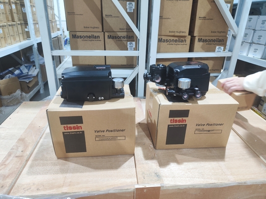 Válvulas Esféricas Pneumáticas com Posicionador Inteligente Smart da Série Tissin TS800/TS805 Original Coreano e Filtro Regulador SMC AW20
