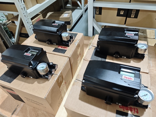 Válvulas Esféricas Pneumáticas com Posicionador Inteligente Smart da Série Tissin TS800/TS805 Original Coreano e Filtro Regulador SMC AW20