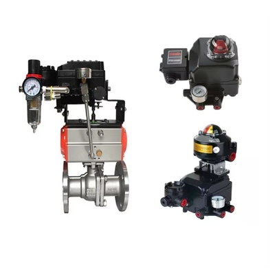 Valvas de esferas com posicionador eletro-pneumático Tissin TS600 original com interruptor de limite e regulador de filtros IMI NORGREN B64G