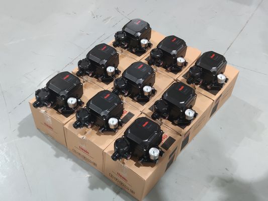 Válvula de controle elétrica com da série esperta do Positioner TS600 da válvula de Tissin os Positioners e a válvula de solenoide pneumáticos de Asco