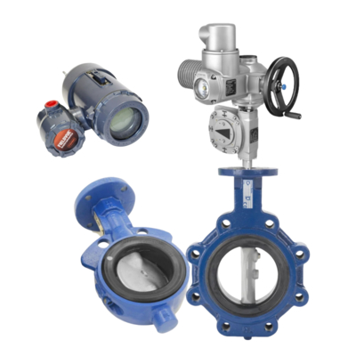 Fornecedor de Novo e Original Controlador de Nível Fisher DLC3010 e Atuador Elétrico AUMA e Válvula Borboleta Keystone Série F990
