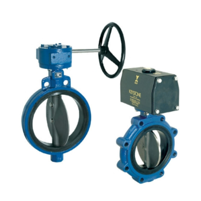 Válvula Borboleta Pneumática da Série Keystone F990, Flange DN25-DN300