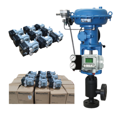 Posicionador de Válvula Digital Masoneilan HART SVI3 com Válvula Solenoide