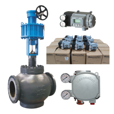 Posicionador de Válvula Digital Masoneilan HART SVI3 com Válvula Solenoide