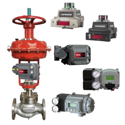 Posicionador de válvula digital Emerson Fisher FIELDVUE DVC6200 SIS e interruptor de limite Topworx e válvula solenóide ASCO