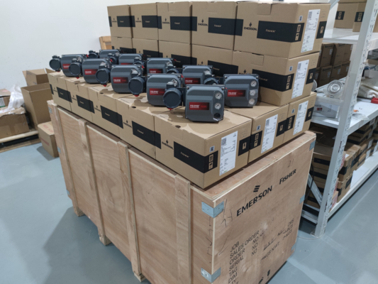 Posicionador Fisher DVC6200 DVC6200PD Simples ou Dupla Ação Com Válvula de Controle Chinesa Alta Precisão para Controle de Processos