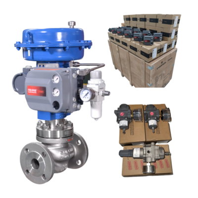 Emerson ASCO Solenoide Valve Com Fisher DVC6200 Duplo Ação Com Feedback Digital Valve Controller Positioner Com Valve de Controle Chinês