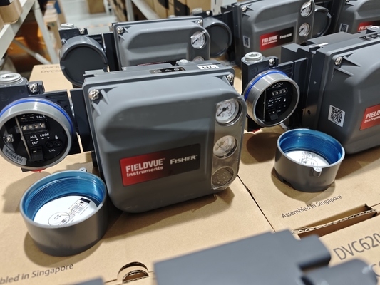 Emerson ASCO Solenoide Valve Com Fisher DVC6200 Duplo Ação Com Feedback Digital Valve Controller Positioner Com Valve de Controle Chinês