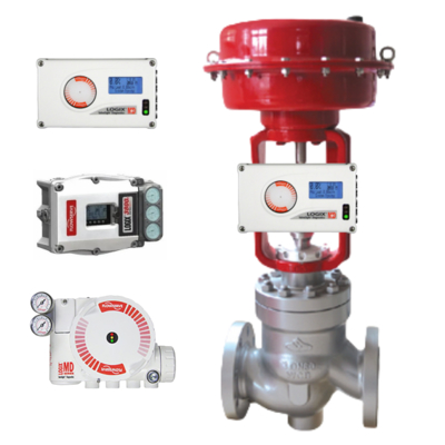 Válvula pneumática de controlo de existência original e posicionador de válvulas FLOWSERVE 3200MD 520MD 3800MD