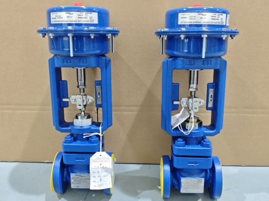 Valva de controlo pneumática com classificação IP66 para atuador linear