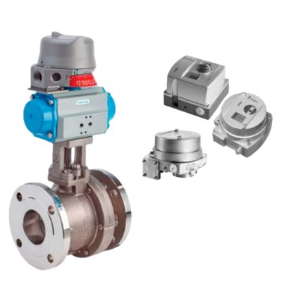 Design Confiável e Robusto  Válvula Esférica de Controle Pneumático e Controlador de Válvula NELES Valmet Positioner Série ND9000/7000