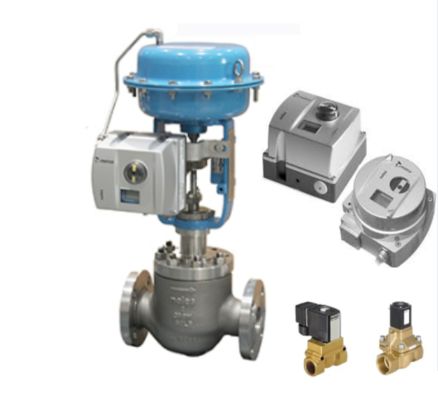 Design Confiável e Robusto  Válvula Esférica de Controle Pneumático e Controlador de Válvula NELES Valmet Positioner Série ND9000/7000